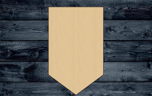 Banner Wood Cutout