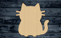 Wood Sign Cutout Cat Baby Kitten Pet Whiskers Pet 1/4 inch thick