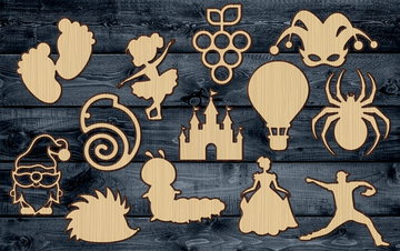 unfinished wooden craft blank for painting