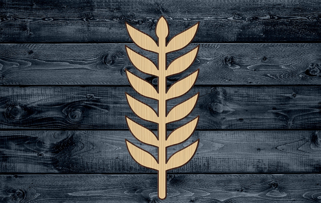 Wood Sign Cutout Wheat Grain Beer Yeast Hop Fruit Plant 1/4 inch thick