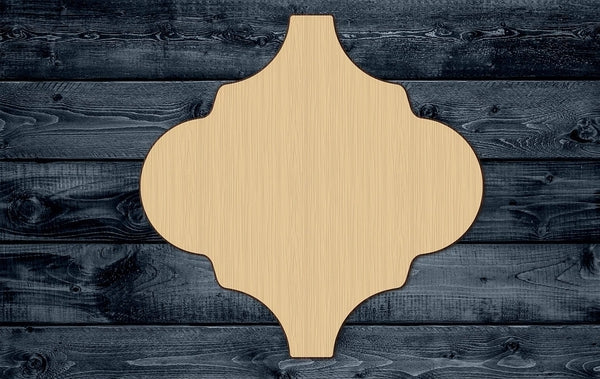 Tile Seamless Pattern Floor Décor Wood Cutout Unpainted Shape Sign 1/4 inch thick