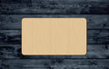 Rectangle Rounded Plaque Plate Shape Blank Unpainted Wood Cutout Sign 1/4 inch thick