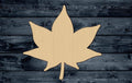 Leaf Fall Autumn Plant Wood Cutout Shape Silhouette Blank Unpainted Sign 1/4 inch thick