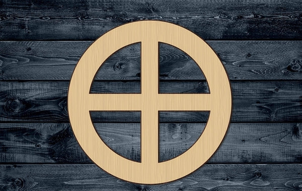 Window Round Antique Old Frame Wood Cutout Shape Silhouette Blank Unpainted Sign 1/4 inch thick