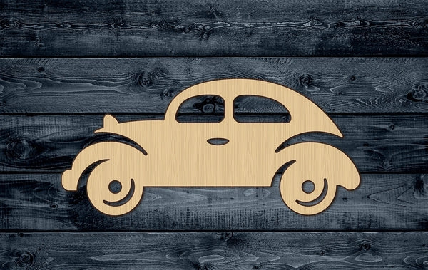 Car Retro Vehicle Old Vintage Wood Cutout Shape Contour Unpainted Sign 1/4 inch thick