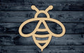 Bee Honey Insect Animal Wood Cutout Silhouette Blank Unpainted Sign 1/4 inch thick