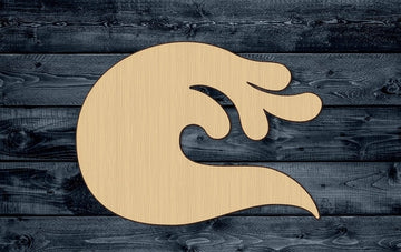 Splash Water Ink Blood Wave Tide Ocean Wood Cutout Shape Silhouette Blank Unpainted Sign 1/4 inch thick