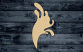 Splash Water Drop Ink Blood Wave Tide Ocean Wood Cutout Shape Silhouette Blank Unpainted Sign 1/4 inch thick