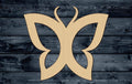 Butterfly Insect Animal Outlined Stylized Wood Cutout Shape Silhouette Blank Unpainted Sign 1/4 inch thick