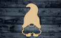 Gnome Garden Beard Elf Hat Wood Cutout Shape Silhouette Blank Unpainted Sign 1/4 inch thick
