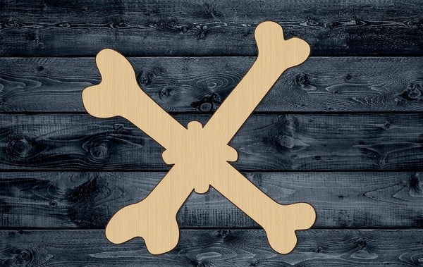 Bones Voodoo Magic Halloween Star Shape Wood Cutout Silhouette Blank Unpainted Sign 1/4 inch thick