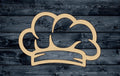 Chef Cook Hat Kitchen Cuisine Culinary Wood Cutout Shape Silhouette Blank Unpainted Sign 1/4 inch thick