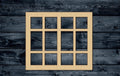 Window Antique Old Frame Wood Cutout Shape Silhouette Blank Unpainted Sign 1/4 inch thick