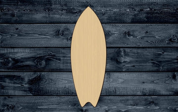 Surfboard Board Surf Sport Ocean Beach Shape Silhouette Blank Unpainted Wood Cutout Sign 1/4 inch thick