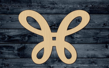 Butterfly Insect Animal Outlined Stylized Wood Cutout Shape Silhouette Blank Unpainted Sign 1/4 inch thick