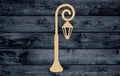 Light Lamp Street Pole Wood Cutout Shape Silhouette Blank Unpainted Sign 1/4 inch thick