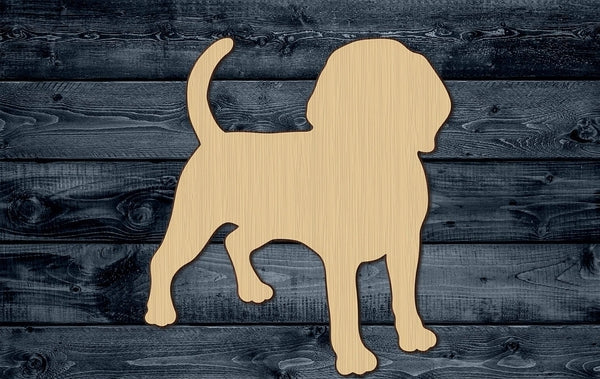 Dog Beagle Pet Puppy Pup Baby Animal Wood Cutout Silhouette Blank Unpainted Sign 1/4 inch thick