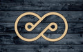 Infinity Symbol Loop Wood Cutout Shape Contour Unpainted Sign 1/4 inch thick