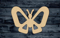 Butterfly Insect Animal Outlined Stylized Wood Cutout Shape Silhouette Blank Unpainted Sign 1/4 inch thick