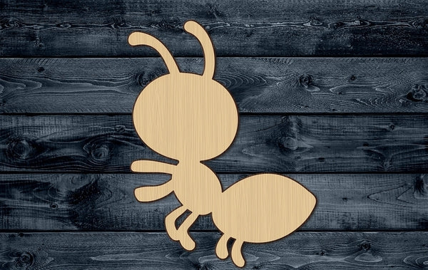 Ant Baby Insect Animal Wood Cutout Shape Silhouette Blank Unpainted Sign 1/4 inch thick