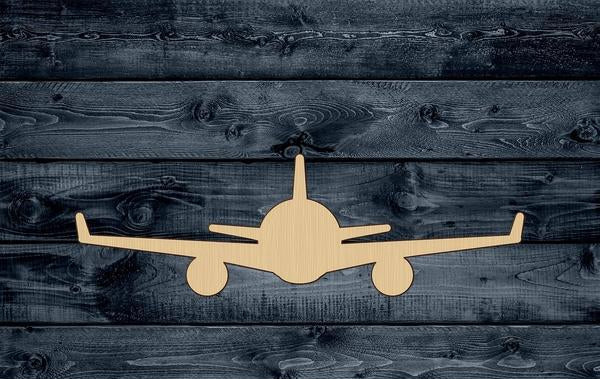 Airplane Ship Wood Cutout Shape Contour Unpainted Sign 1/4 inch thick