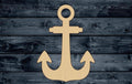Anchor Marine Sailor Wood Cutout Shape Silhouette Blank Unpainted Sign 1/4 inch thick