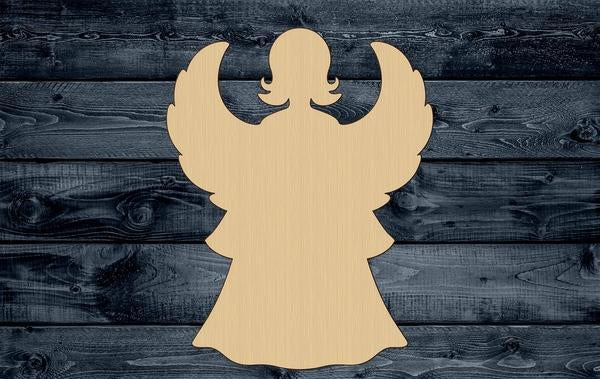 Angel Saint Wood Cutout Shape Silhouette Blank Unpainted Sign 1/4 inch thick