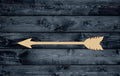 Arrow Old Ancient Wood Cutout Shape Silhouette Blank Unpainted Sign 1/4 inch thick