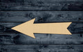 Arrow Wood Cutout Shape Contour Blank Unpainted Sign 1/4 inch thick