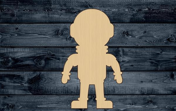 Astronaut Space Wood Cutout Shape Silhouette Blank Unpainted Sign 1/4 inch thick