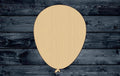 Balloon Party Shape Silhouette Blank Unpainted Wood Cutout Sign 1/4 inch thick
