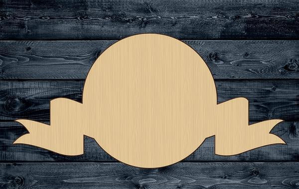 Banner Flag Anniversary Wood Cutout Shape Silhouette Blank Unpainted Sign 1/4 inch thick