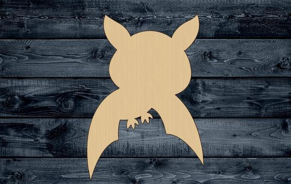 Bat Baby Vampire Wood Cutout Garden Shape Silhouette Blank Unpainted Sign 1/4 inch thick