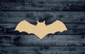 Bat Fly Halloween Wood Cutout Shape Silhouette Blank Unpainted Sign 1/4 inch thick