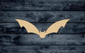 Bat Fly Halloween Wood Cutout Shape Silhouette Blank Unpainted Sign 1/4 inch thick