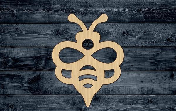 Bee Baby Honey Wood Cutout Shape Silhouette Blank Unpainted Sign 1/4 inch thick