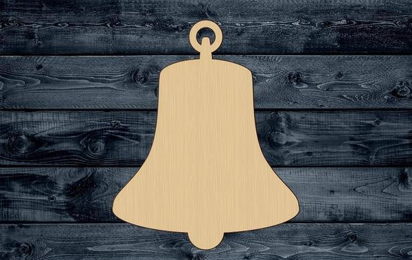 Bell Ring Shape Silhouette Blank Unpainted Wood Cutout Sign 1/4 inch thick