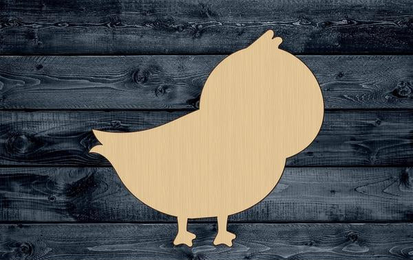 Bird Baby Wood Cutout Shape Silhouette Blank Unpainted Sign 1/4 inch thick