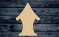 Bird House Wood Cutout Shape Silhouette Blank Unpainted Sign 1/4 inch thick