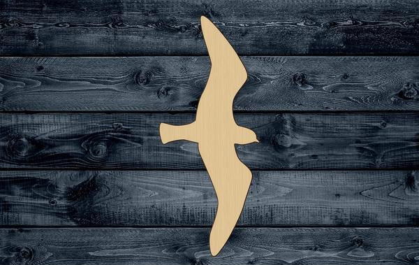 Bird Seagull Wood Cutout Shape Silhouette Blank Unpainted Sign 1/4 inch thick