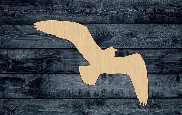 Bird Seagull Wood Cutout Shape Silhouette Blank Unpainted Sign 1/4 inch thick