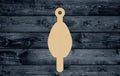 Bobber Fishing Bait Lure Wood Cutout Shape Silhouette Blank Unpainted Sign 1/4 inch thick