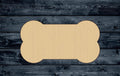 Bone Thick Dog Wood Cutout Shape Silhouette Blank Unpainted Sign 1/4 inch thick