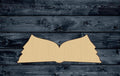 Book School Reading Wood Cutout Shape Blank Unpainted Sign 1/4 inch thick