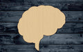 Brain Human Wood Cutout Shape Silhouette Blank Unpainted Sign 1/4 inch thick