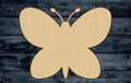 Butterfly Wood Cutout Shape Silhouette Blank Unpainted Sign 1/4 inch thick