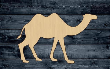 Camel Desert Wood Cutout Shape Silhouette Blank Unpainted Sign 1/4 inch thick