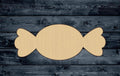 Candy Sweet Bonbon Wood Cutout Shape Blank Unpainted Sign 1/4 inch thick