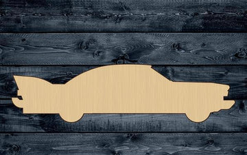 Car Vintage Wood Cutout Shape Contour Unpainted Sign 1/4 inch thick