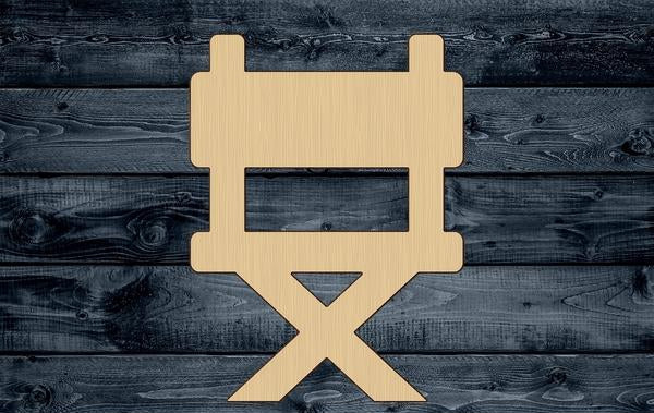 Chair Director Film Wood Cutout Shape Silhouette Blank Unpainted Sign 1/4 inch thick
